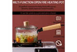 High Boron Glass Single Handle Soup Pot - Image 5