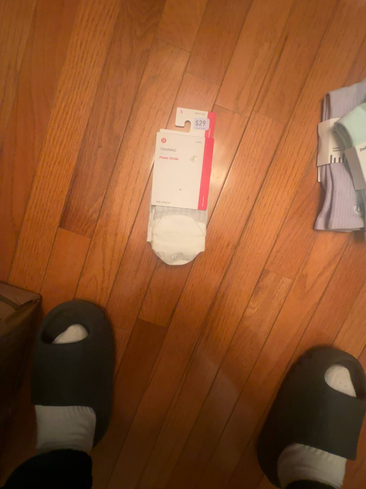 Lululemon Power Stride No-Show Socks Black 3-Pack