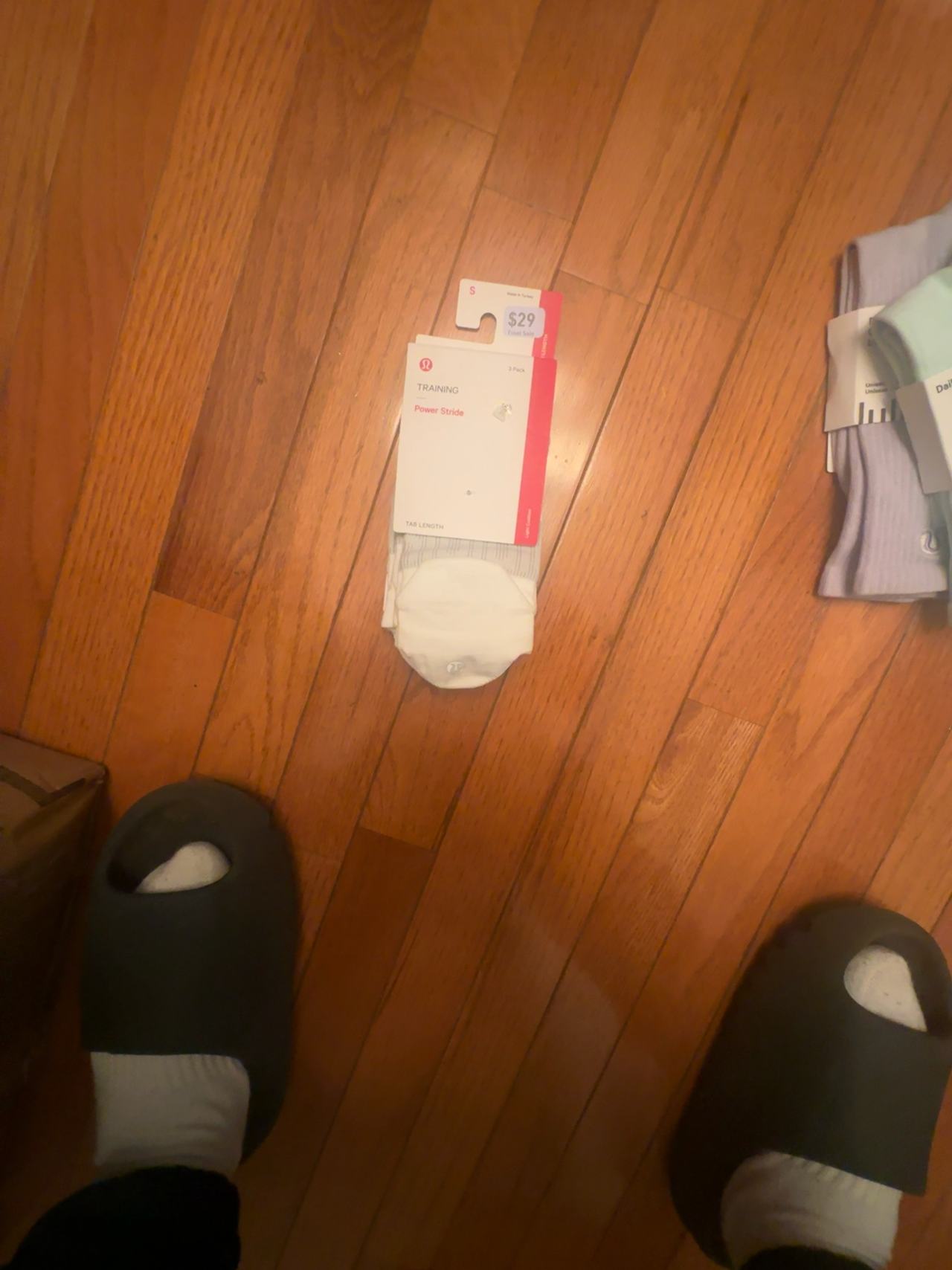 Lululemon Power Stride No-Show Socks Black 3-Pack