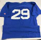 Vintage Champion Jai Alai Team Jersey Blue #2 / #29 Size L Game Used Style - Image 2