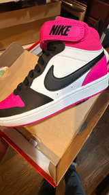 Nike Court Borough Mid 2 White - Image 2