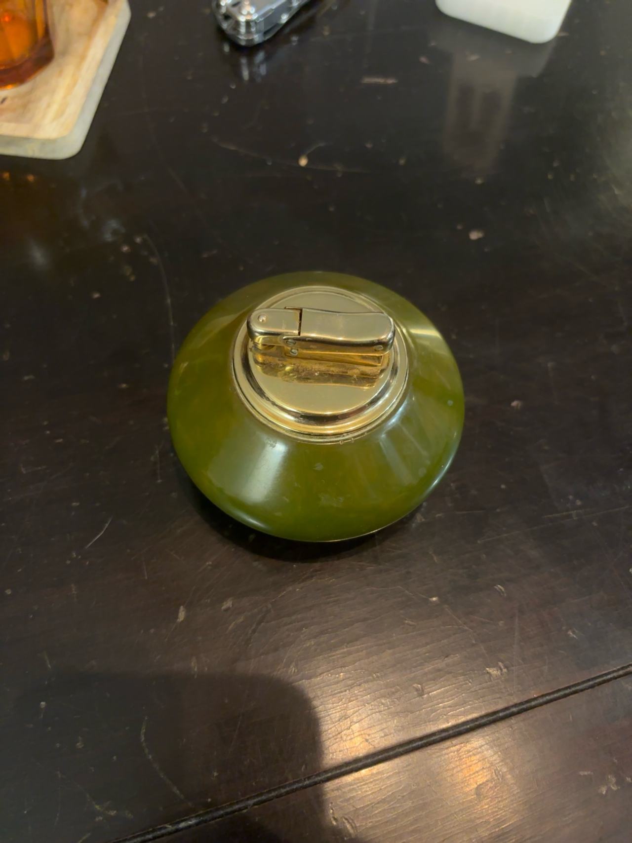 Colibri Monogas Vintage Amber Table Lighter