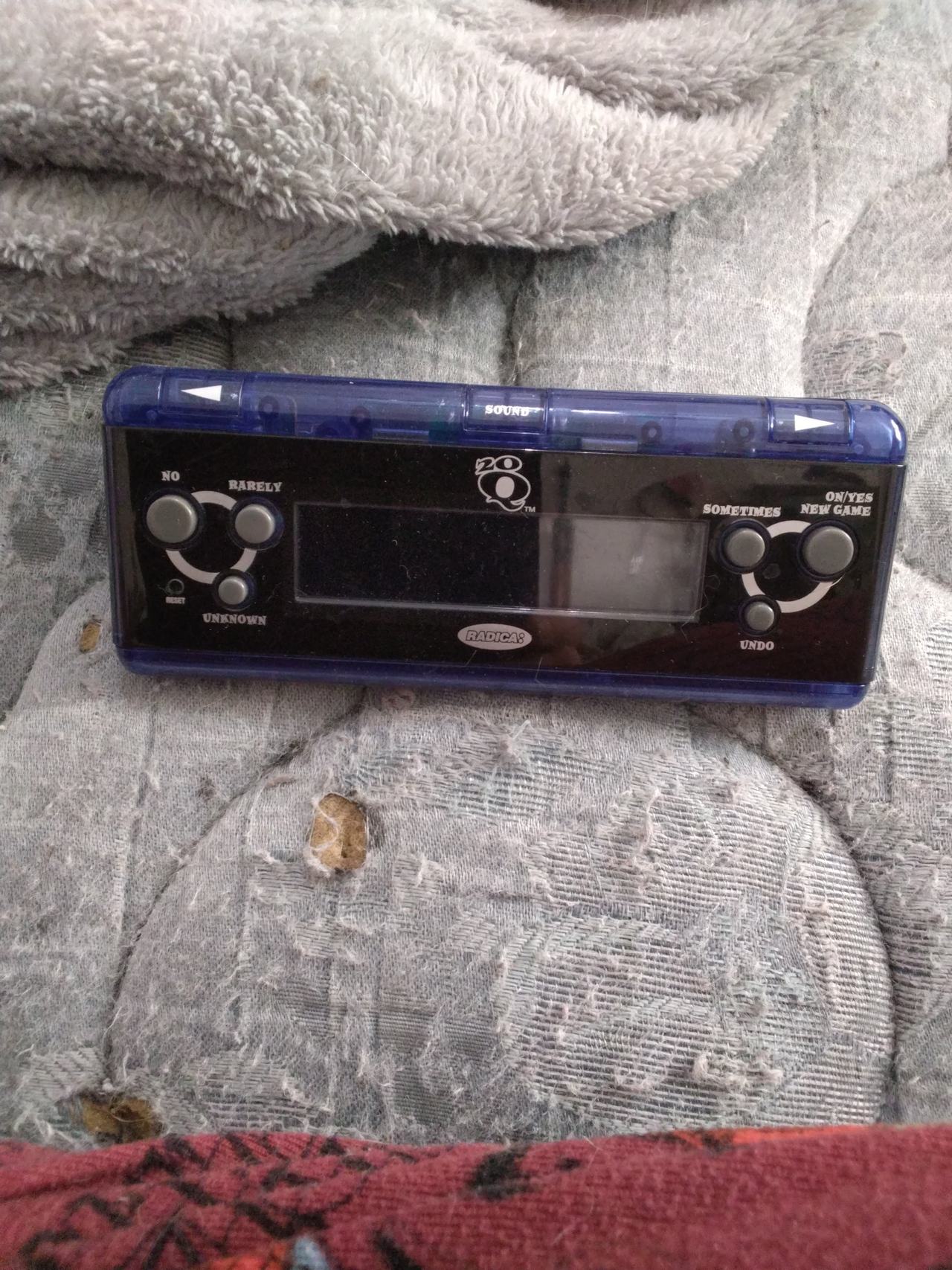Radica 20Q Handheld Game
