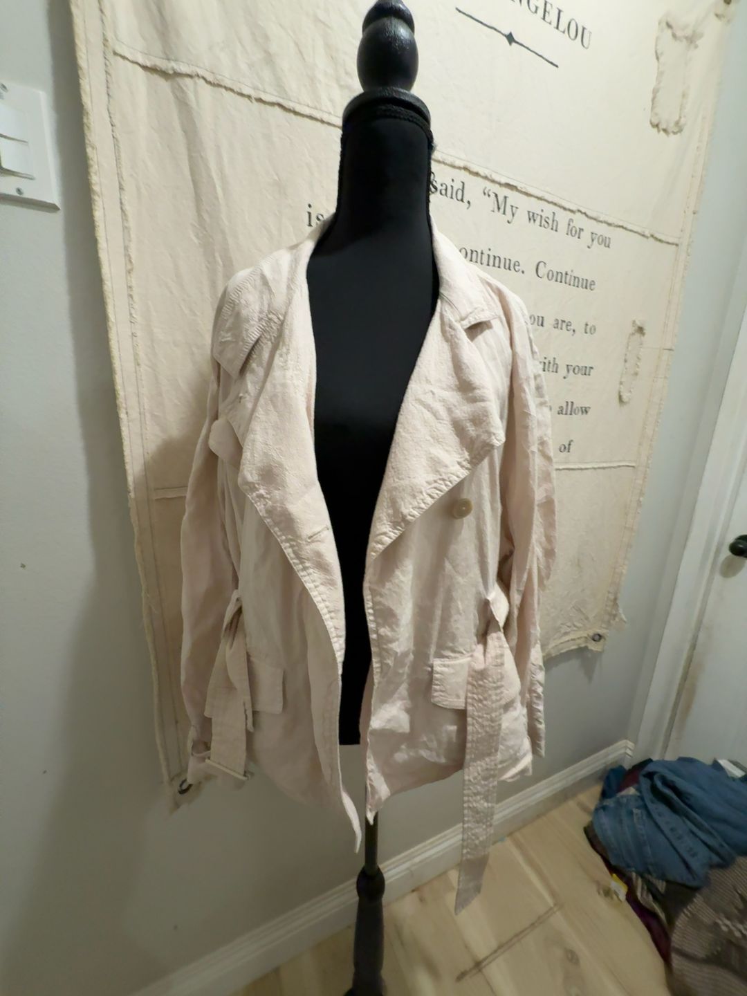 Vince Drapey Linen-Blend Jacket