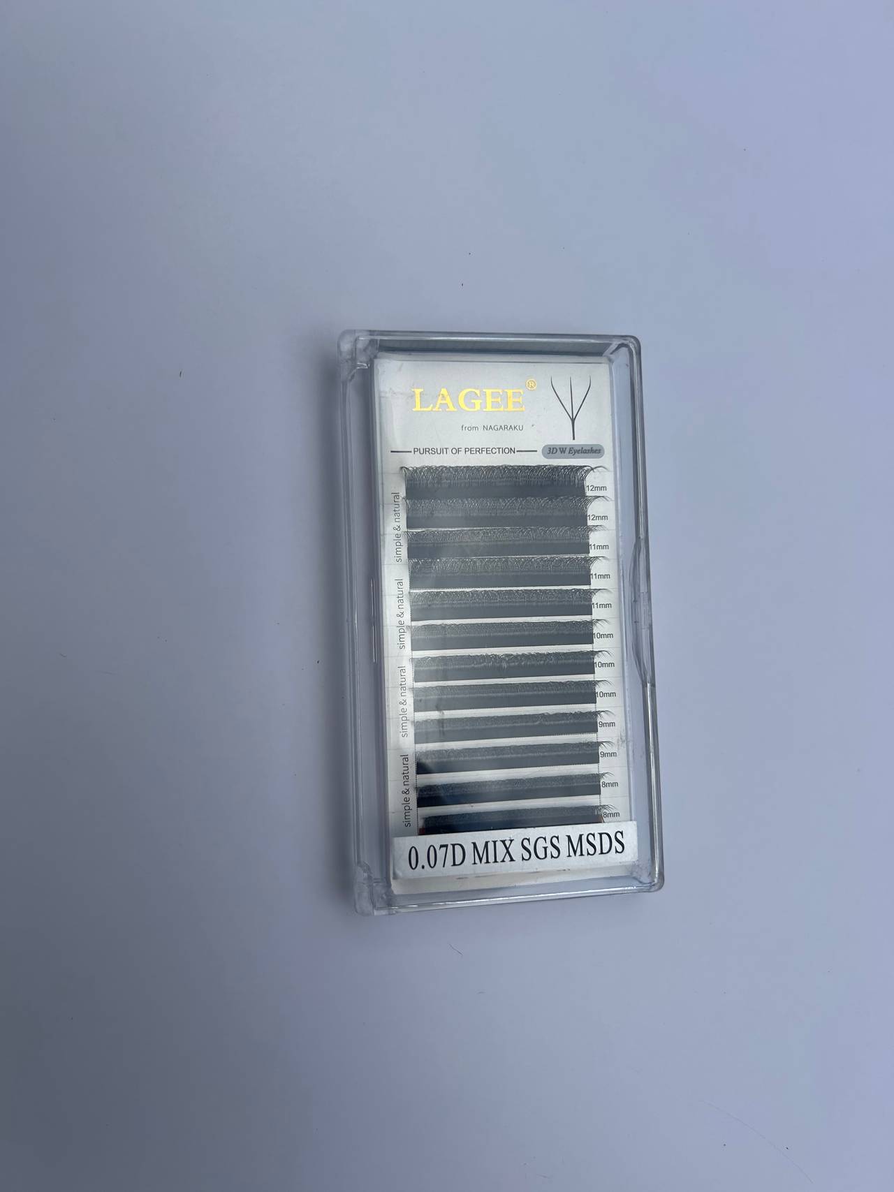 Lagee YY Eyelash Extensions 0.07D Mix Tray
