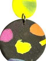 Handmade Terrazzo Polymer Clay Earrings - Image 2