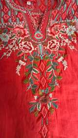Johnny Was Embroidered Boho Tunic Top medium - Image 2