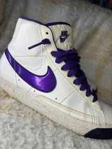 Nike Blazer Mid '77 Vintage White Purple - Image 2