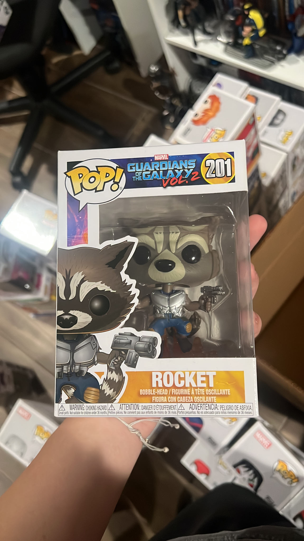 Funko Pop! Marvel: Guardians of the Galaxy Vol. 2 - Rocket #201