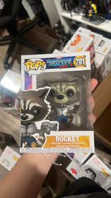 Funko Pop! Marvel: Guardians of the Galaxy Vol. 2 - Rocket #201 - Image 1
