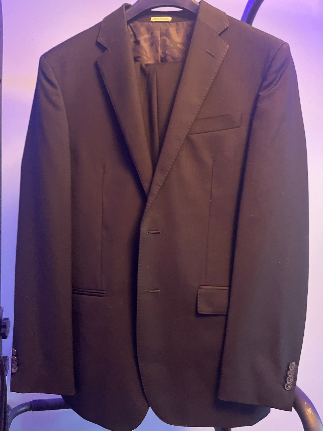 Men's Black Suit Jacket and pants 
