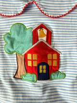 Banana Split Kids Schoolhouse Applique Dress size 4T - Image 5