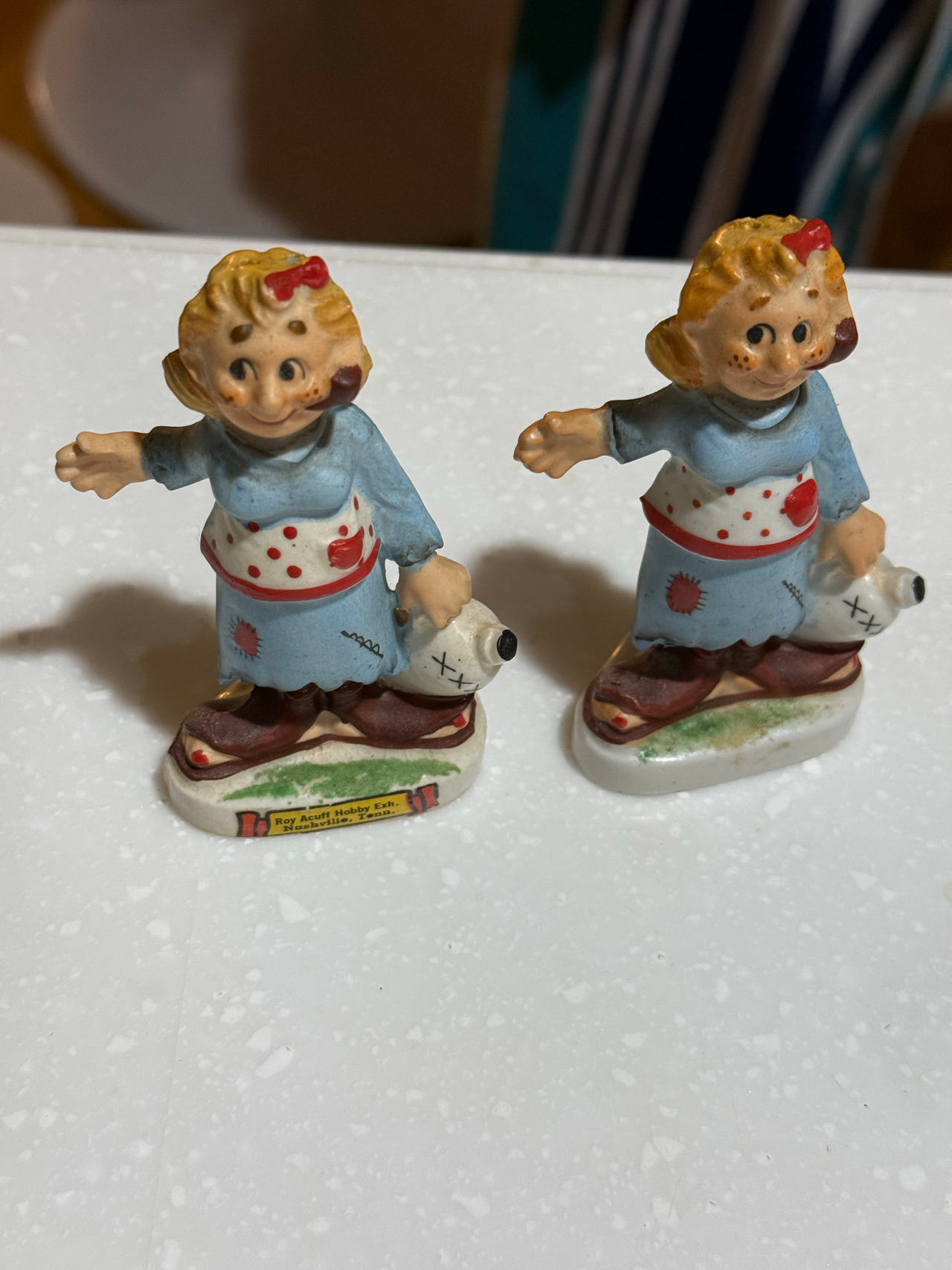 Roy Acuff Hobby Exhibit Hillbilly Lady Figurines salt pepper shakers