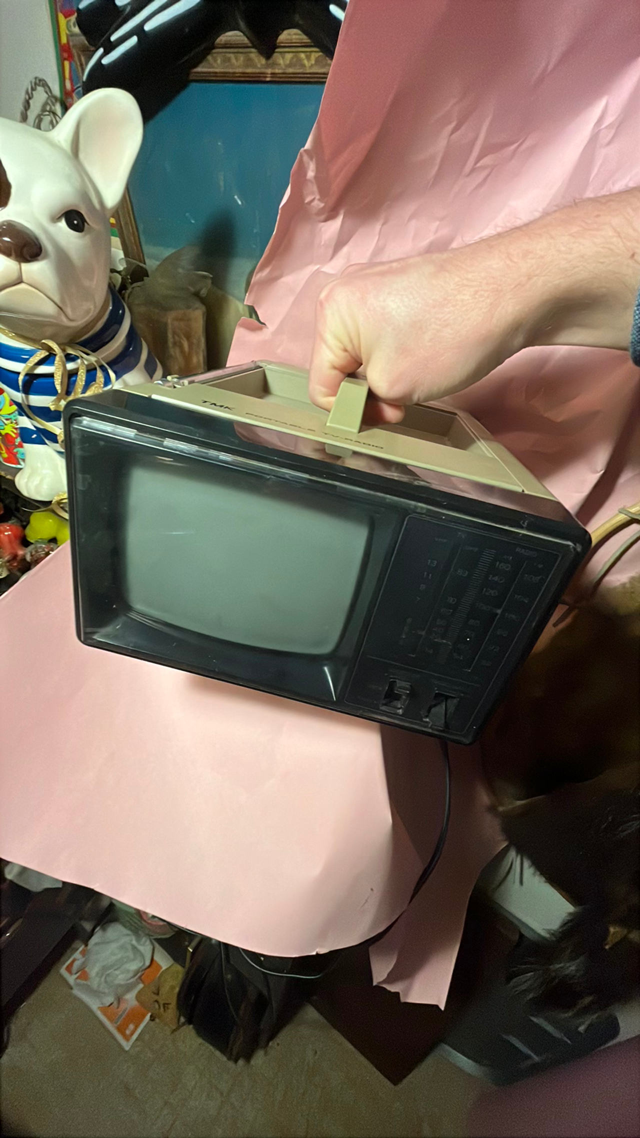 TMK Model 708 Portable TV Radio