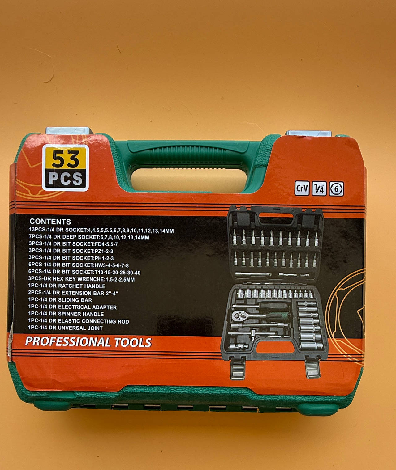 53-Piece Professional Tool Socket Set