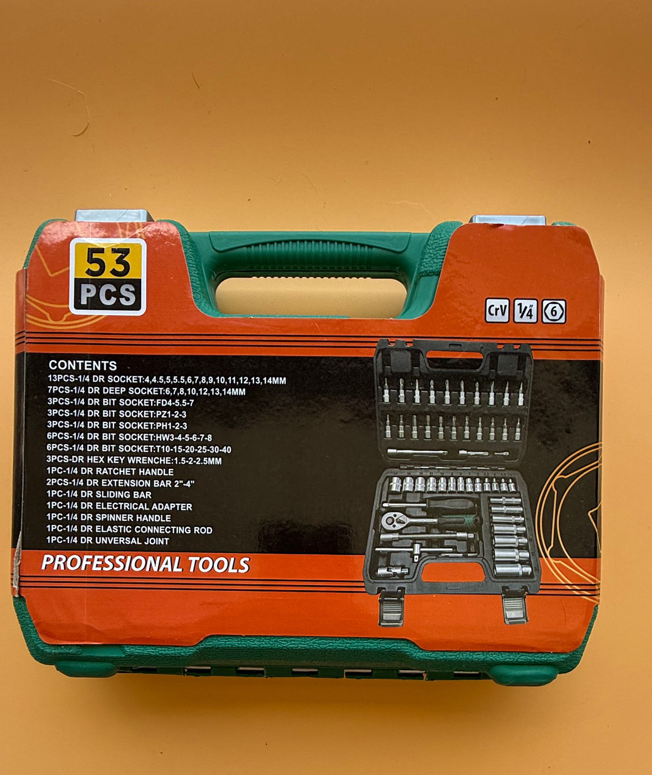 53-Piece Professional Tool Socket Set