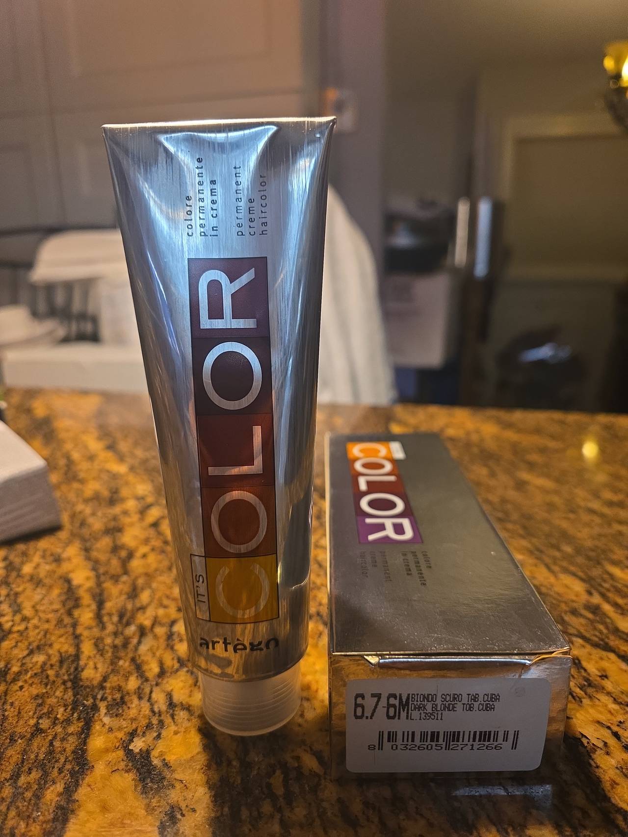 Artego It's Color Permanent Hair Color 6.7-6M Dark Blonde Tobacco Cuba