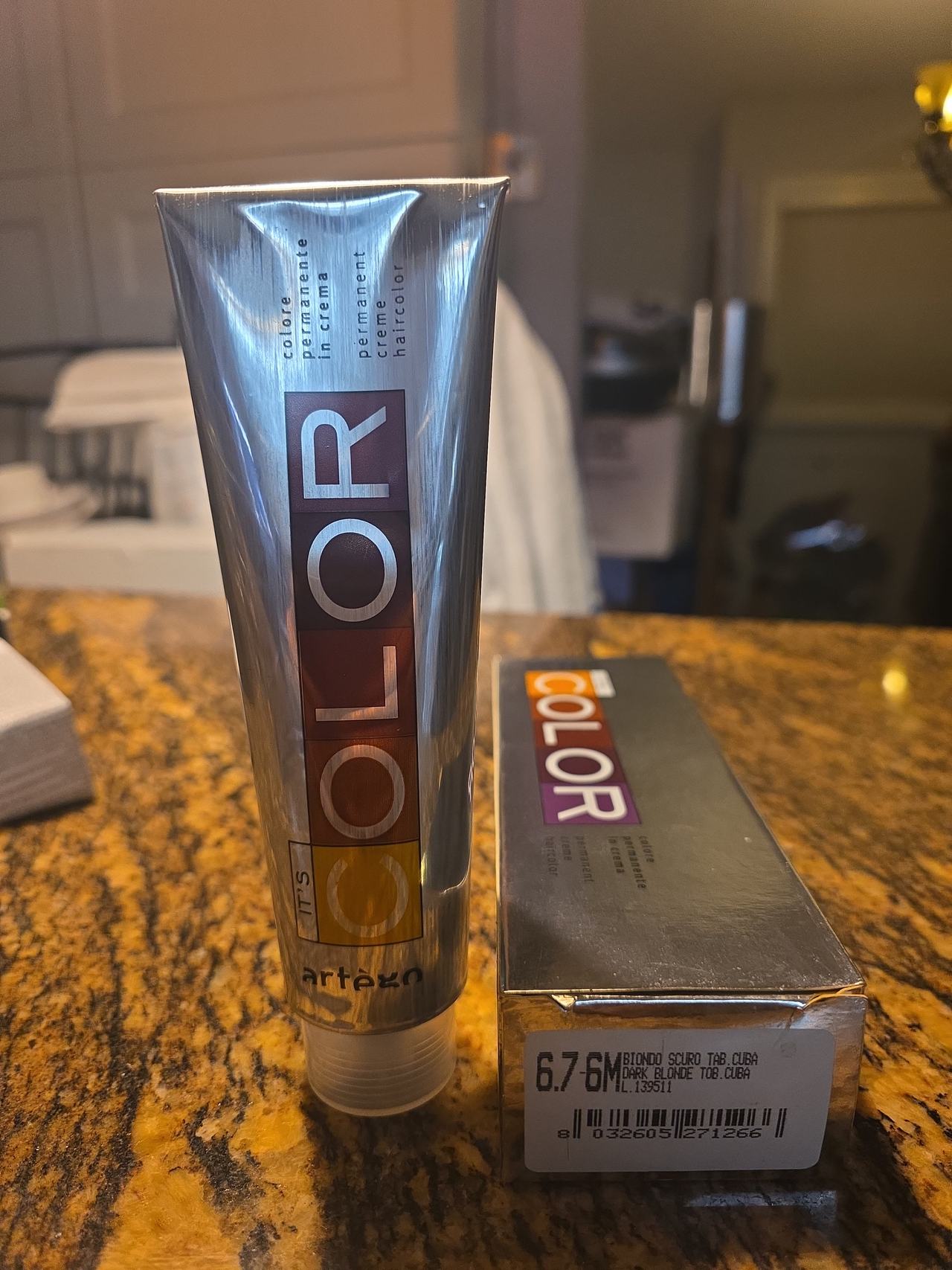 Artego It's Color Permanent Hair Color 6.7-6M Dark Blonde Tobacco Cuba