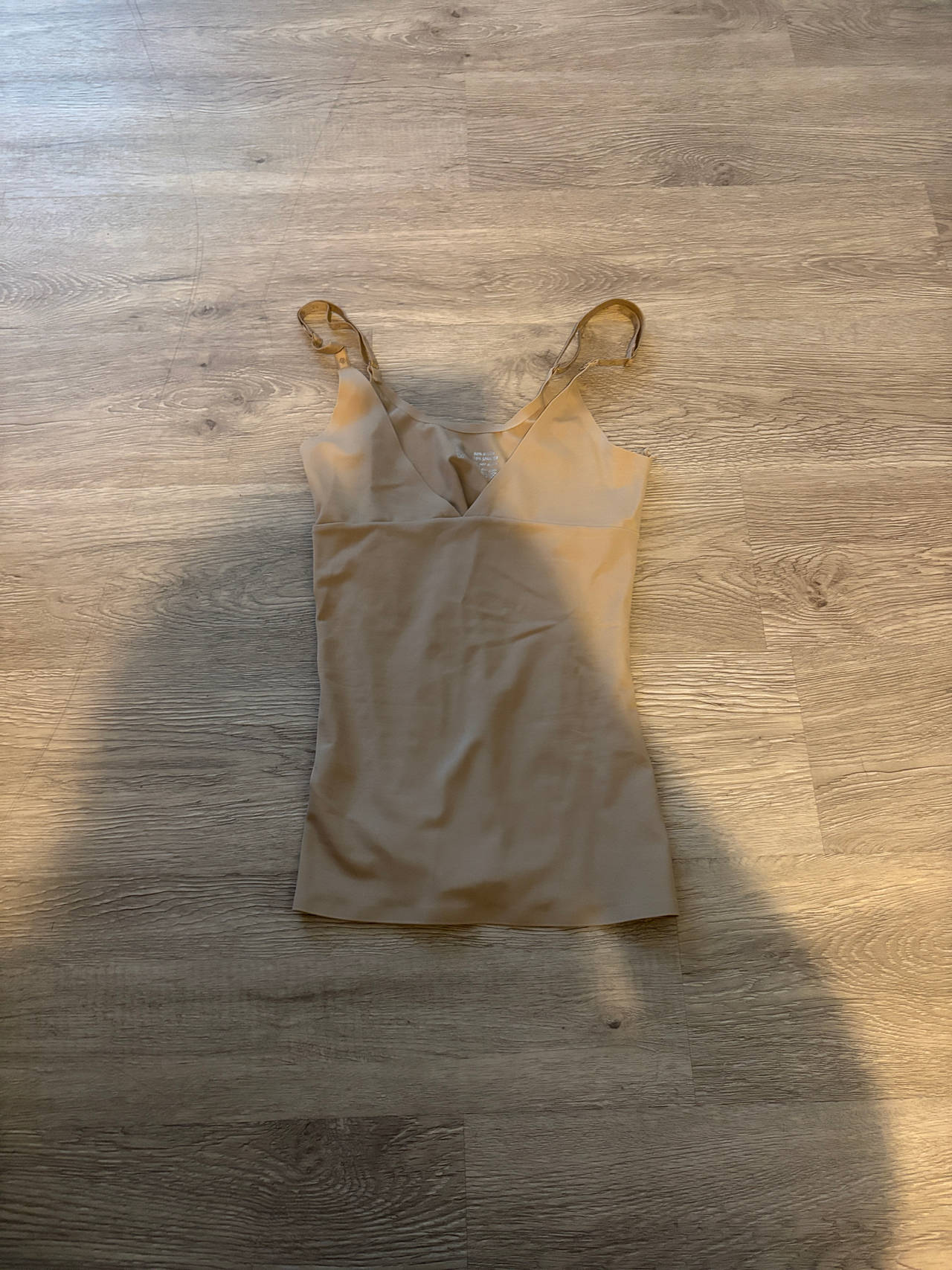 Women's Nude Satin Camisole Top