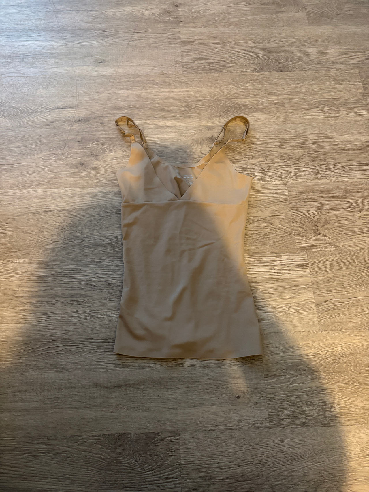 Women's Nude Satin Camisole Top