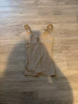 Women's Nude Satin Camisole Top - Image 1