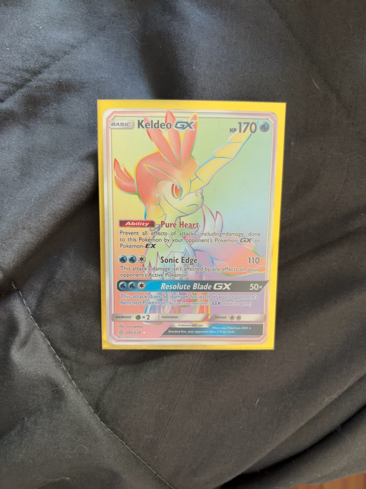Pokemon Keldeo GX Secret Rare Full Art – Unified Minds