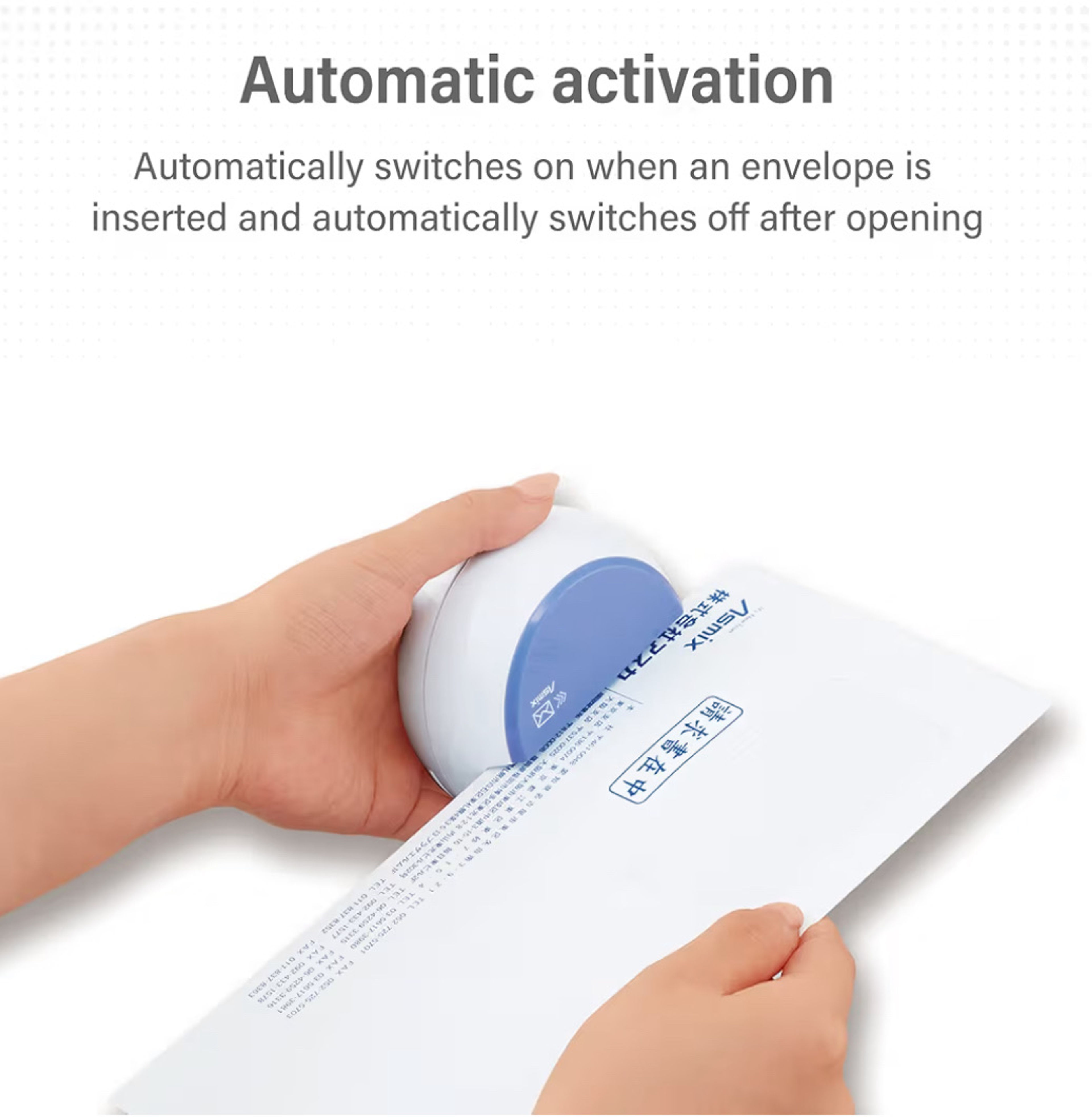 Electric Letter Opener, LO85B Blue Letter openers Envelope, Envelope Opener - Image 5