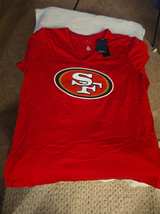 Fanatics Women's San Francisco 49ers V-Neck T-Shirt - Image 2