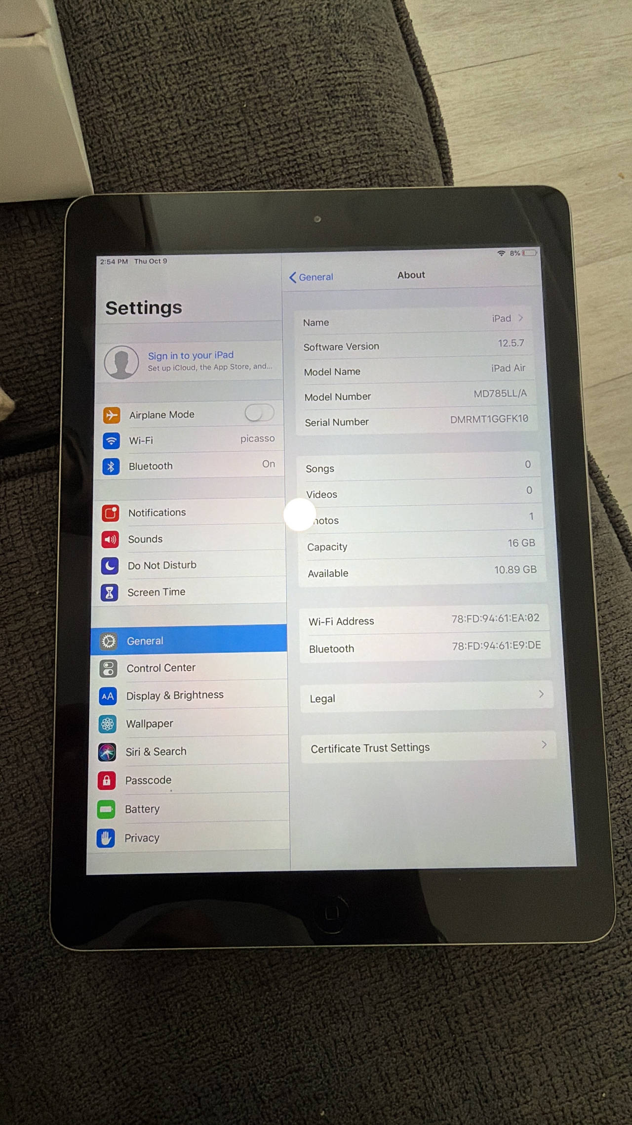 Apple iPad Air