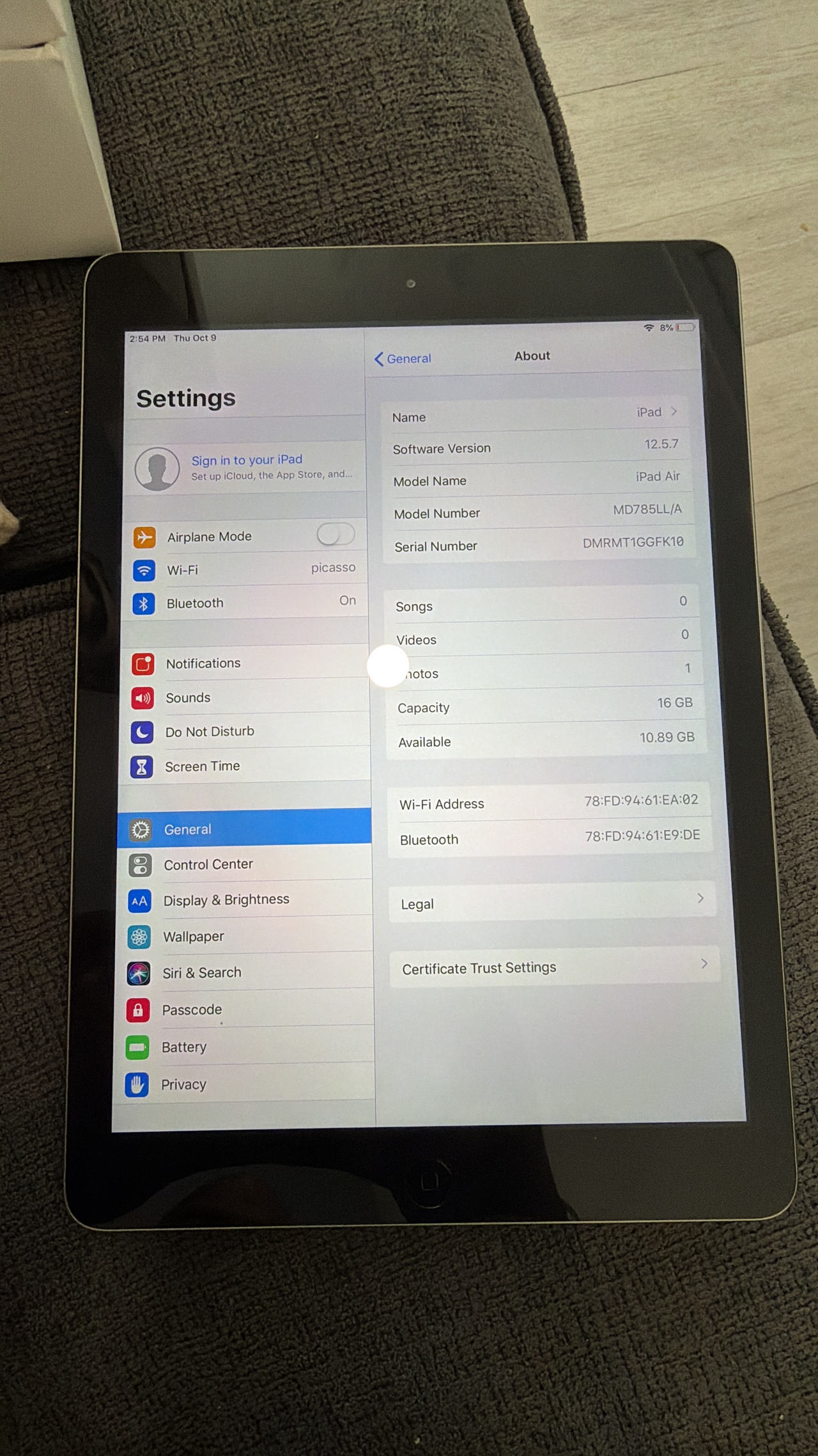 Apple iPad Air