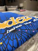 Sp5der TC Blue Graphic Hoodie - Image 5