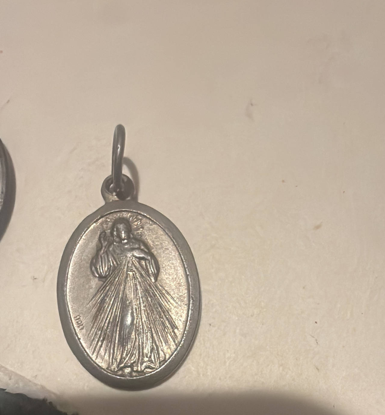 Divine Mercy Religious Medal Pendant