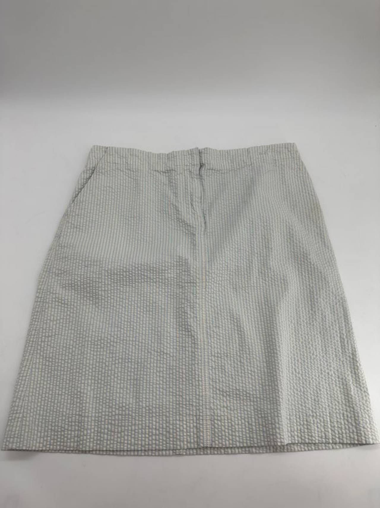 J Crew stretch and cotton Seersucker Skirt size 4