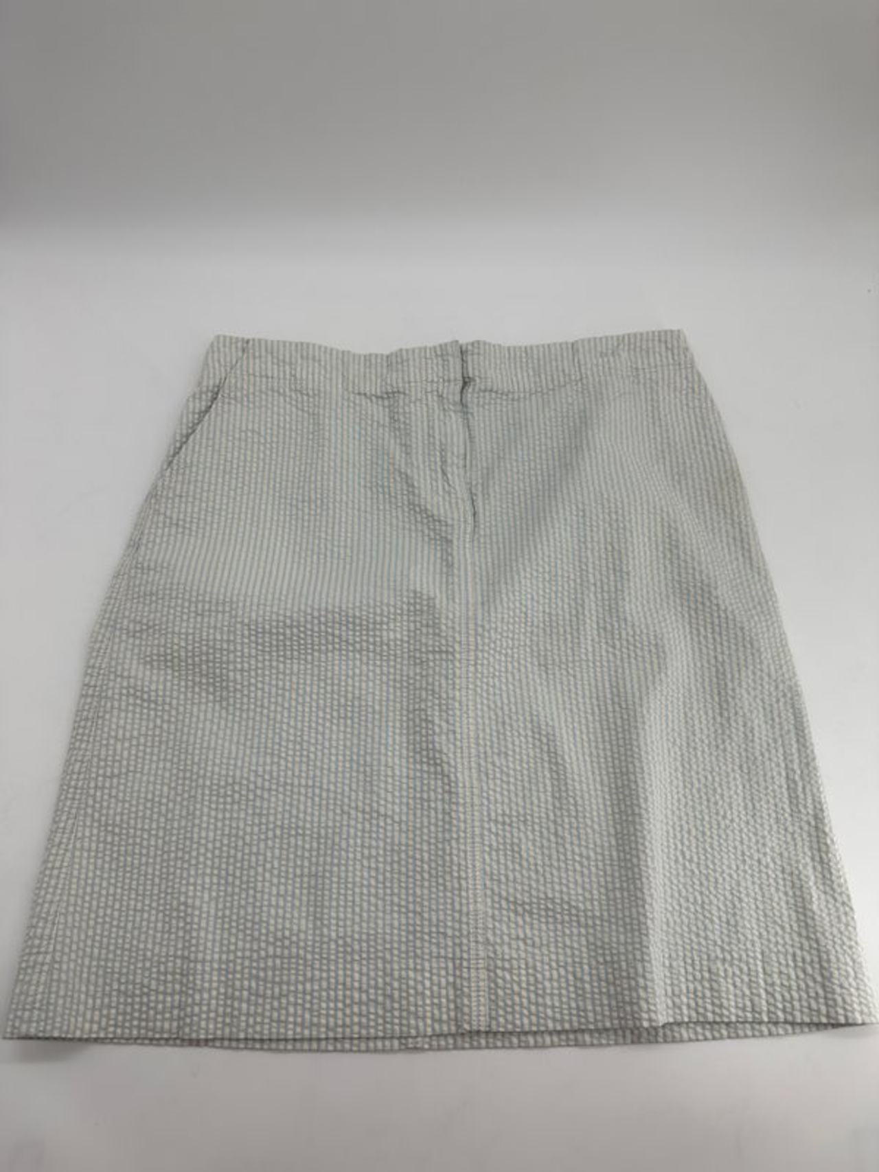 J Crew stretch and cotton Seersucker Skirt size 4
