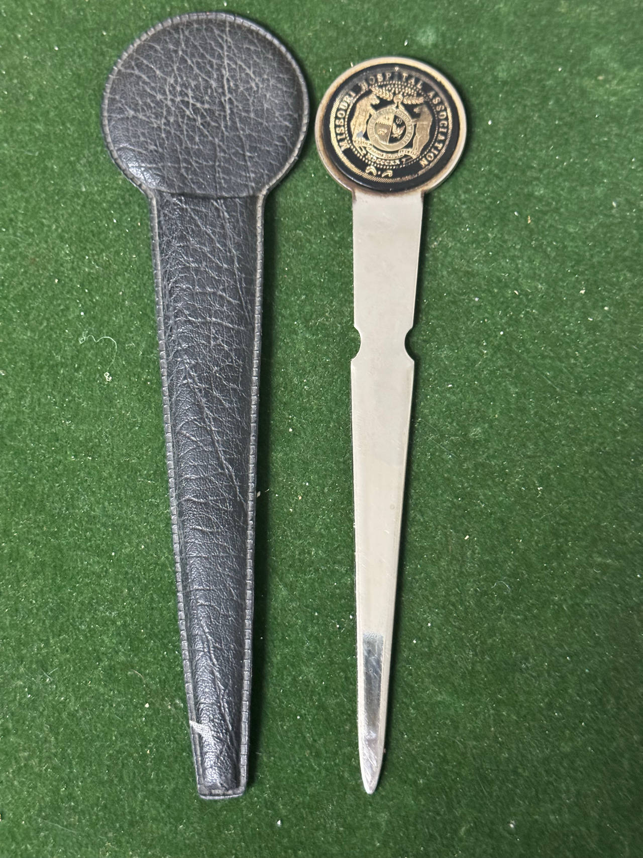 Missouri Hospital Association Vintage Letter Opener with Sheath