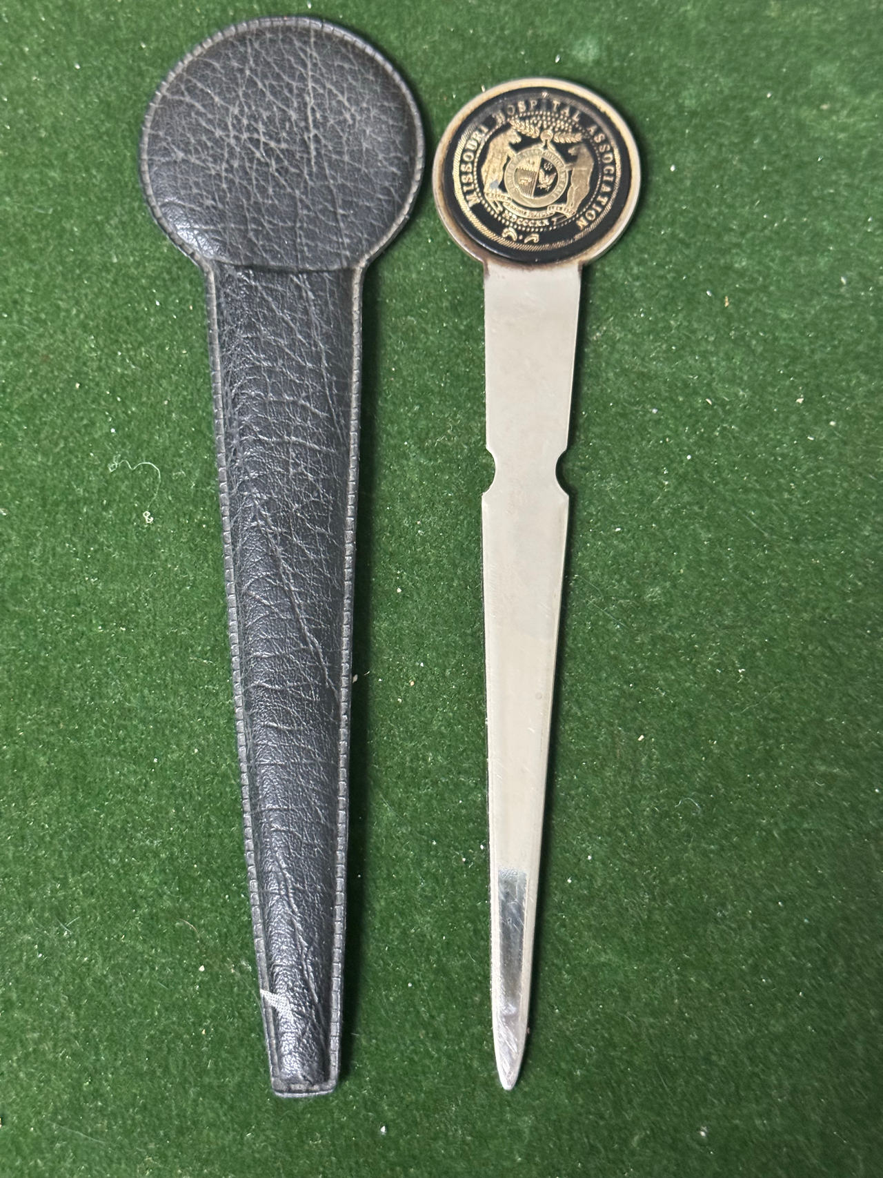 Missouri Hospital Association Vintage Letter Opener with Sheath