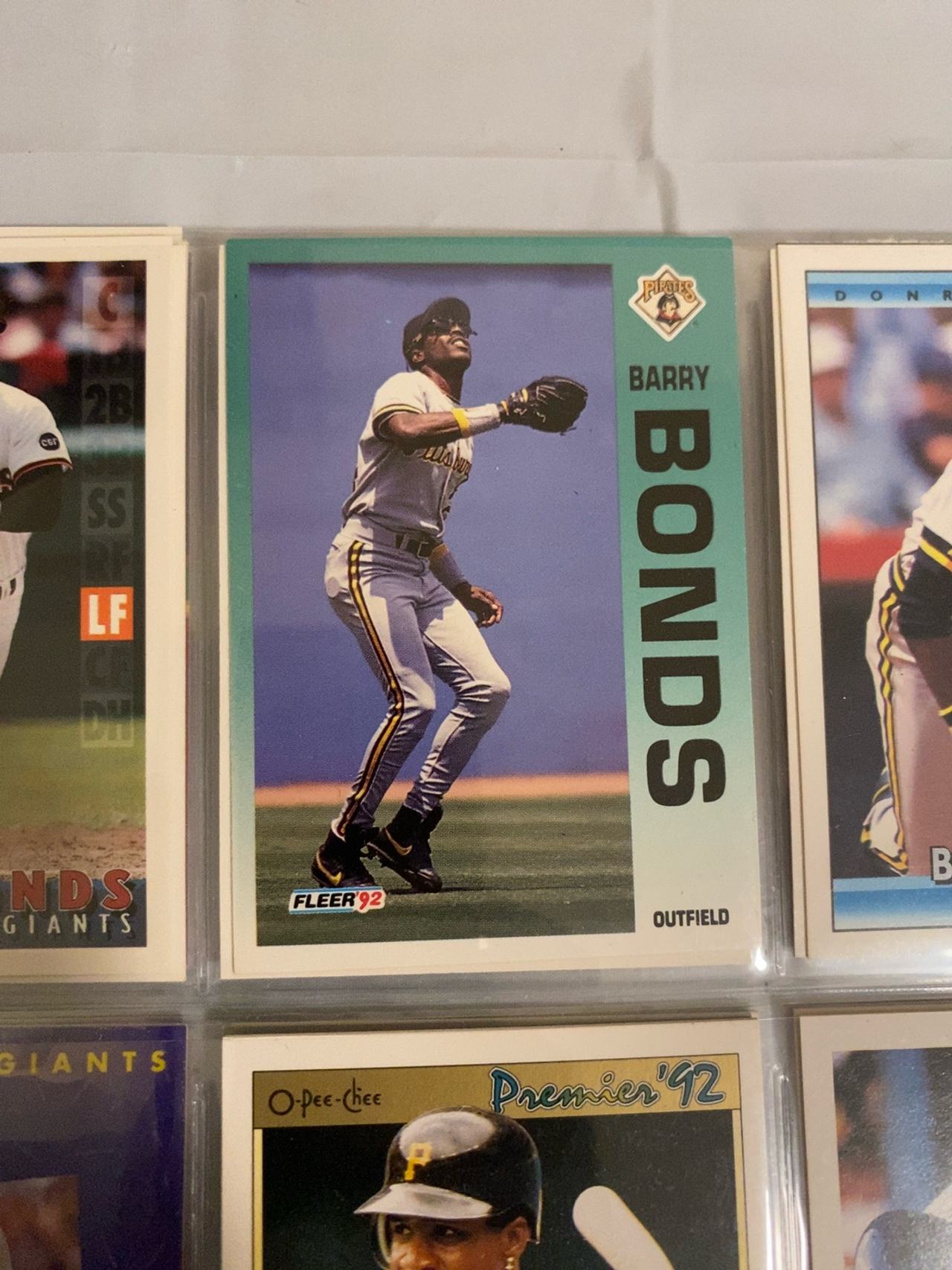 Fleer Barry Bonds 1992 #550 PSA 9