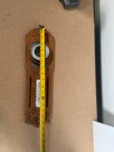 Antique Dutch Art Nouveau Oak Wall Barometer and Thermometer - Image 3
