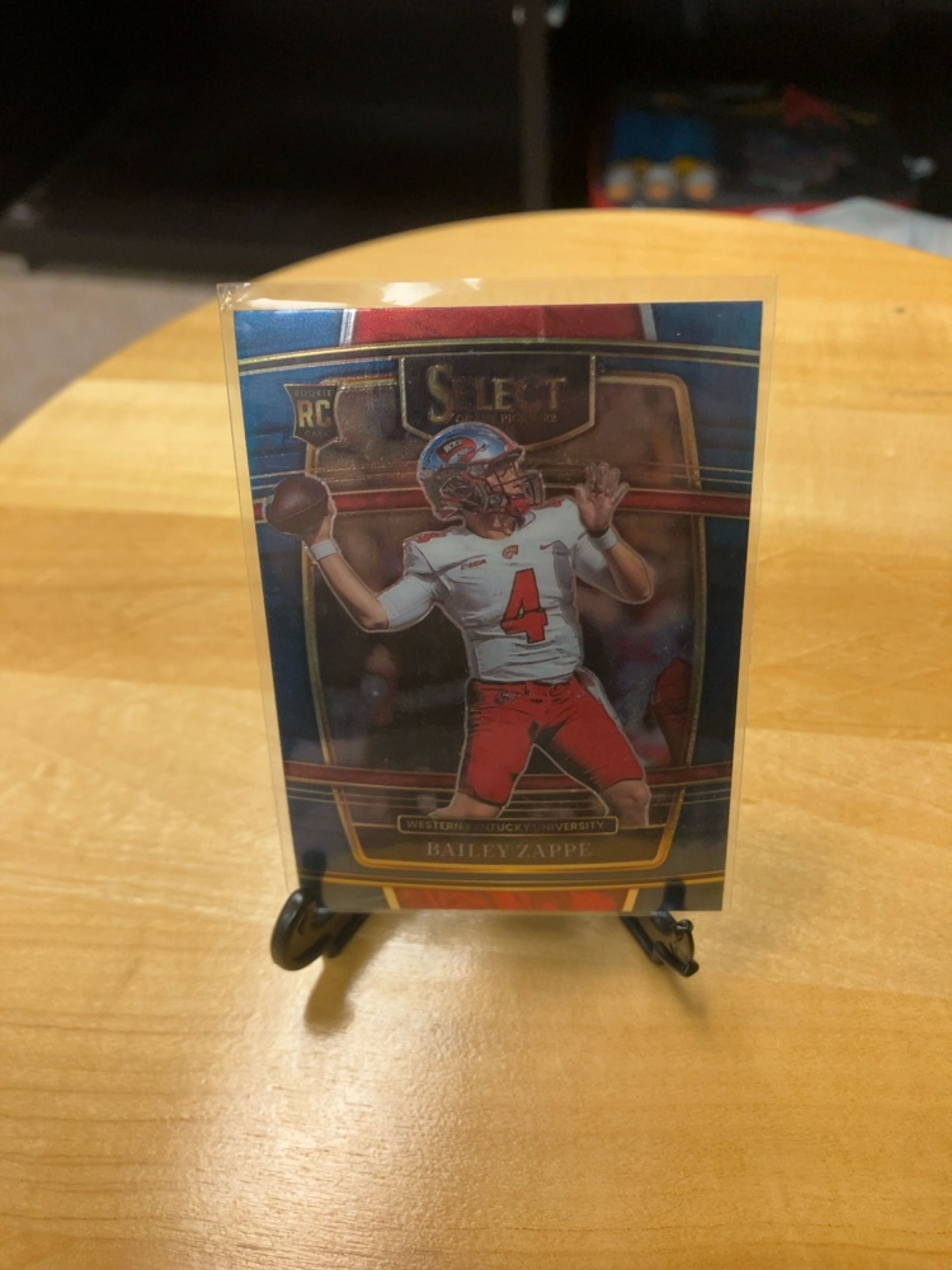 Panini Bailey Zappe 2022 Select Draft Picks Rookie Card