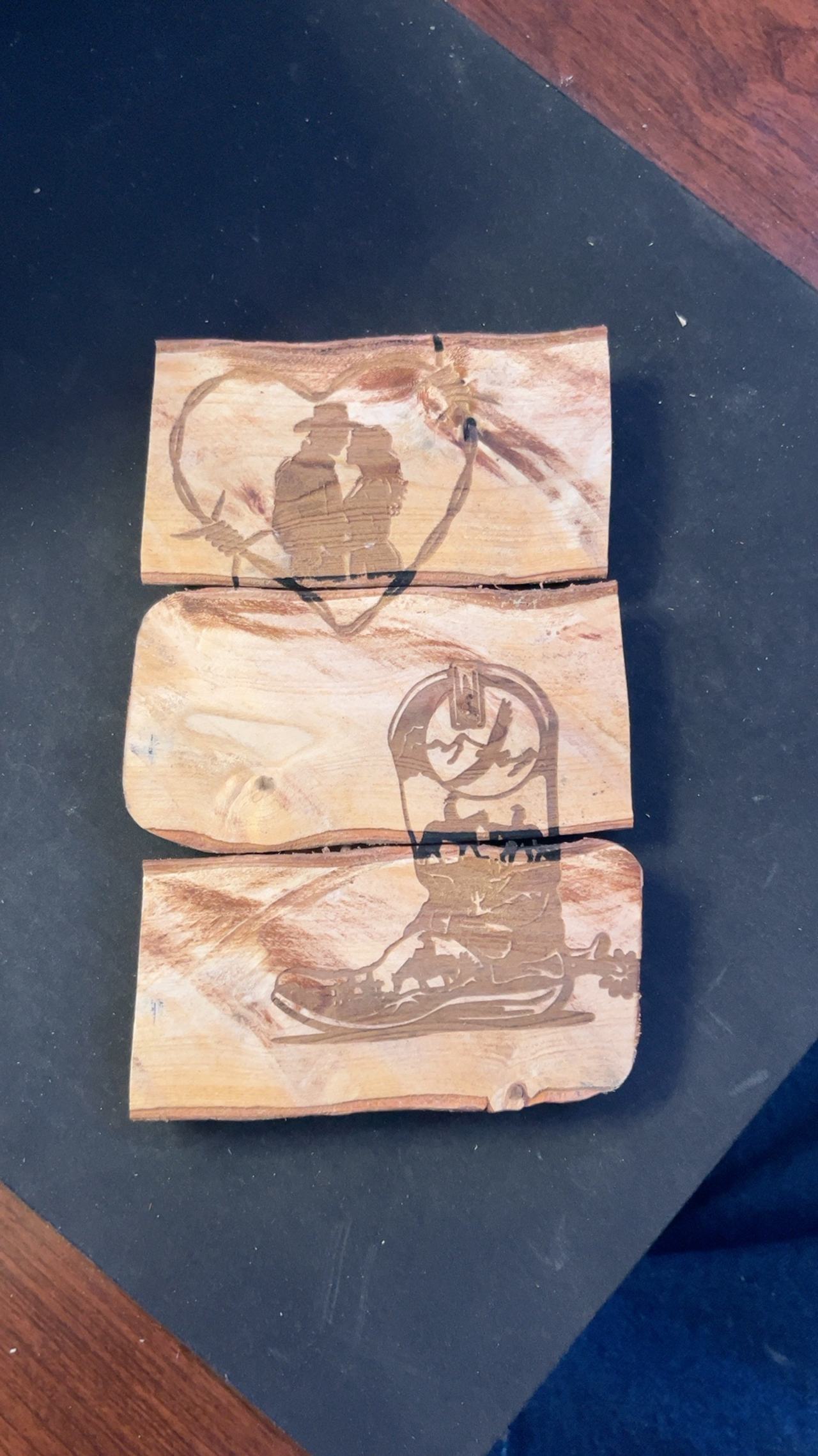 Vintage Wooden Marquetry Wall Panel