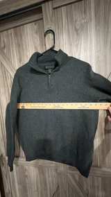 Christian Lacroix Merino Wool Blend Quarter-Zip Sweater XXL - Image 6