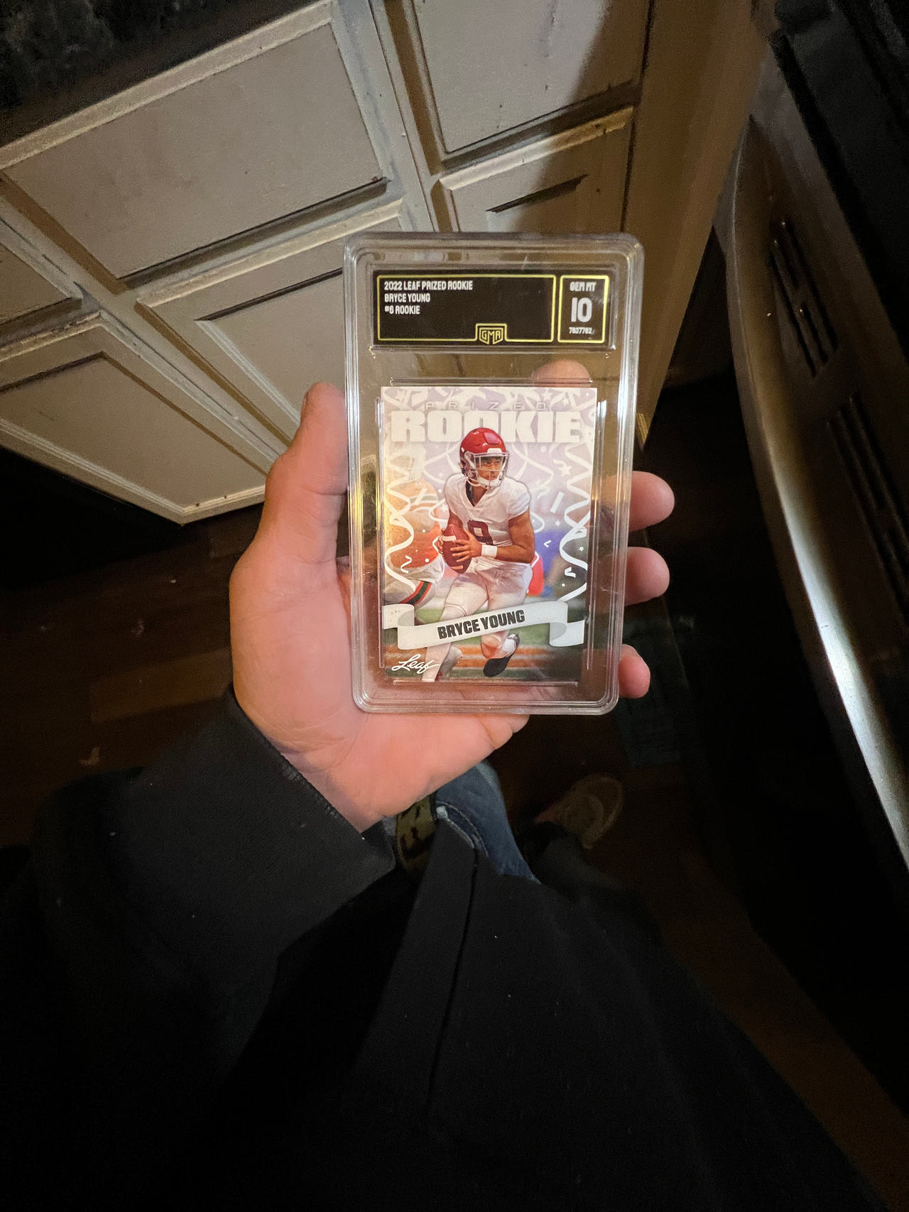 2022 Leaf Prized Rookie Bryce Young #8 GMA 10