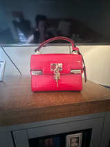 ALDO Hays Red Croc Embossed Satchel - Image 1