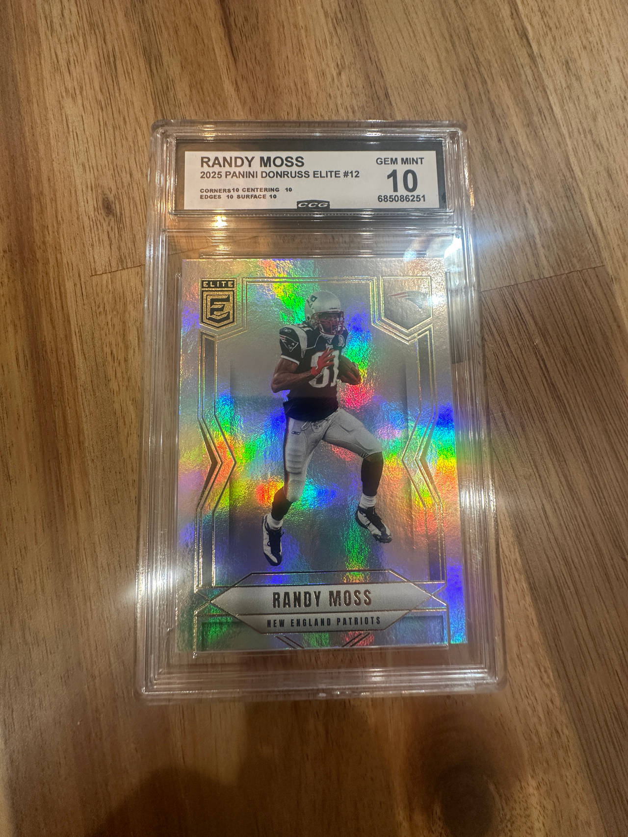 2023 Panini Donruss Elite Randy Moss #12 CCG 10