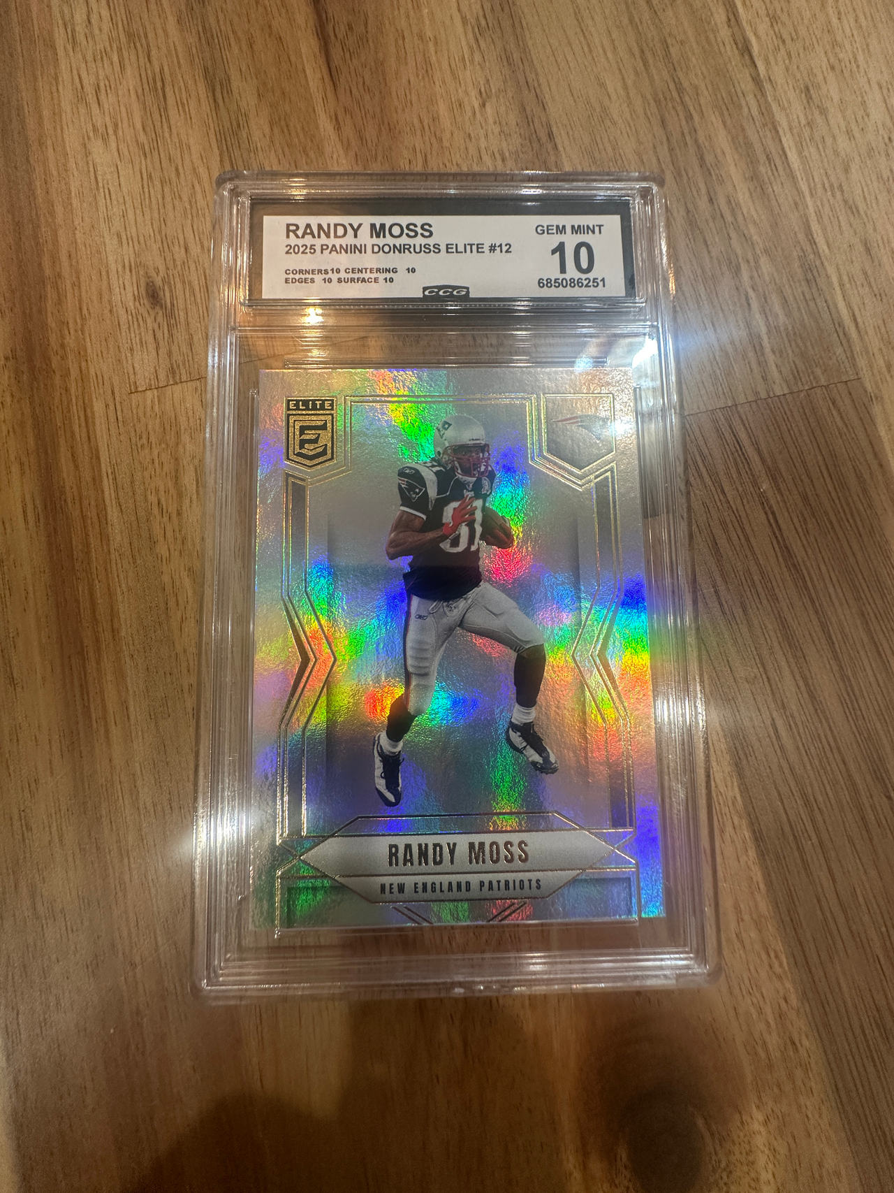2023 Panini Donruss Elite Randy Moss #12 CCG 10