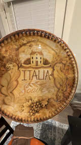 Susan Winget Italia Collection Snack Plates Set of 4 - Image 4