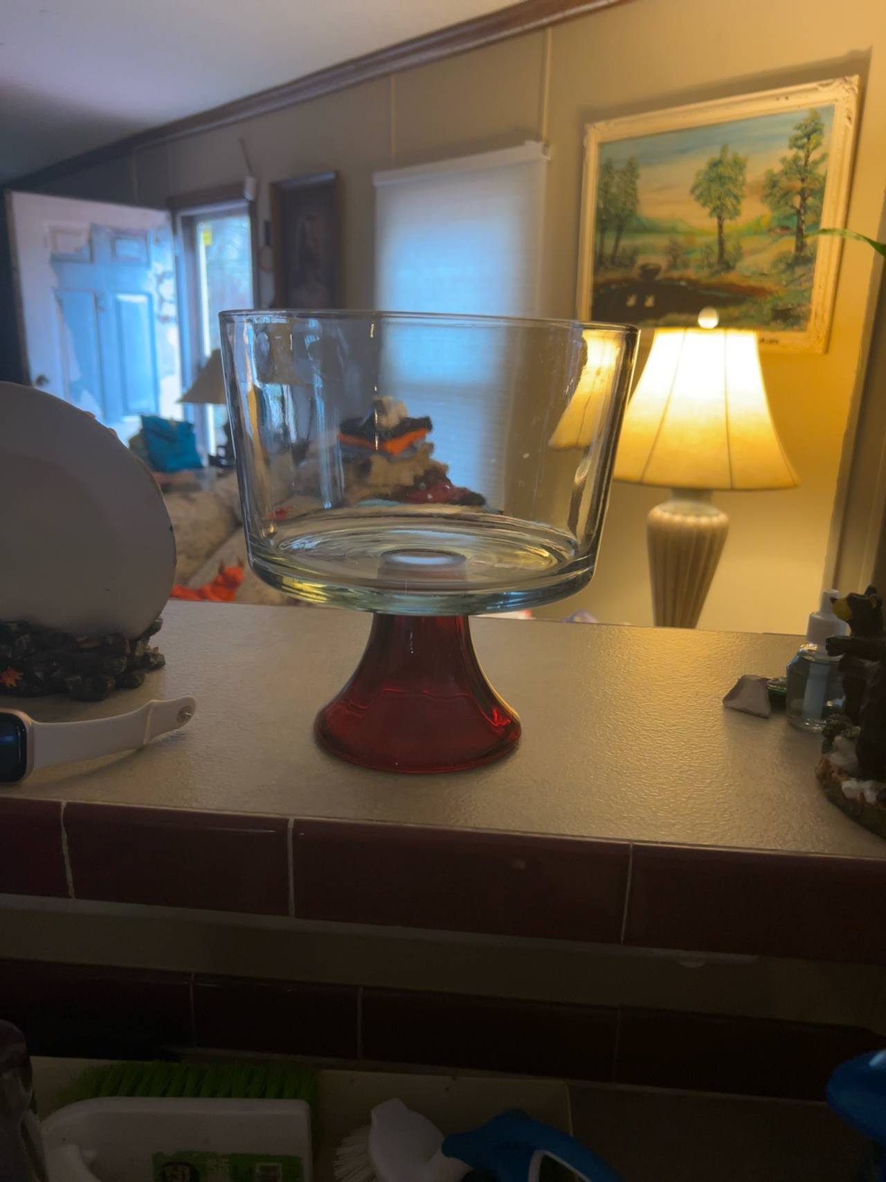 Anchor Hocking Ruby Red Trifle Bowl