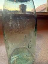 Mason's Patent Half Gallon Green glass error Canning Jar - Image 1