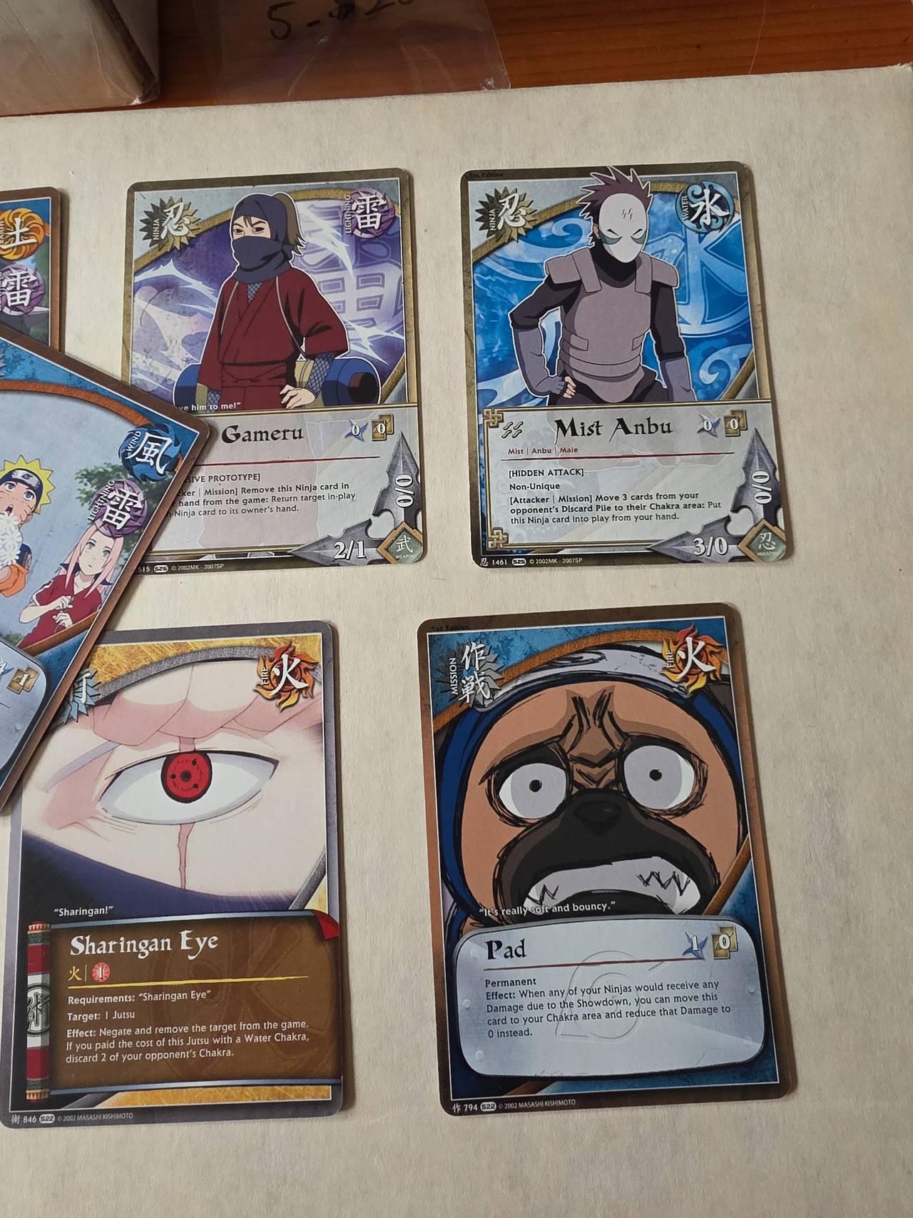 Naruto Collectible Card Game Cards (Bandai)