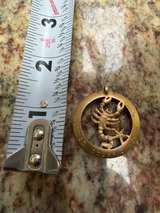 Trifari Vintage Scorpio Zodiac Pendant - Image 5